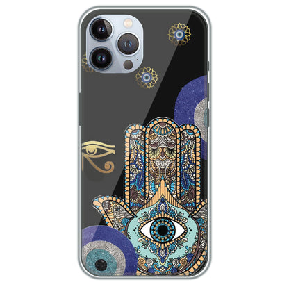 Hamsa Protection - Printed Silicone Case for Apple iPhone 12 Pro Max