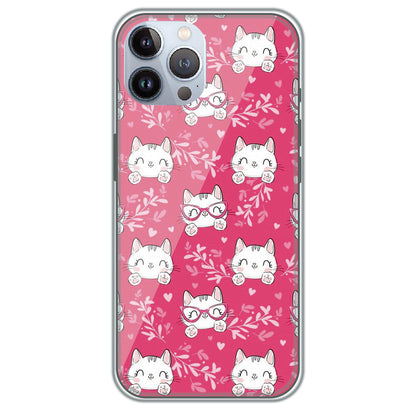 Kitty in Pink - Printed Silicone Case for Apple iPhone 12 Pro Max