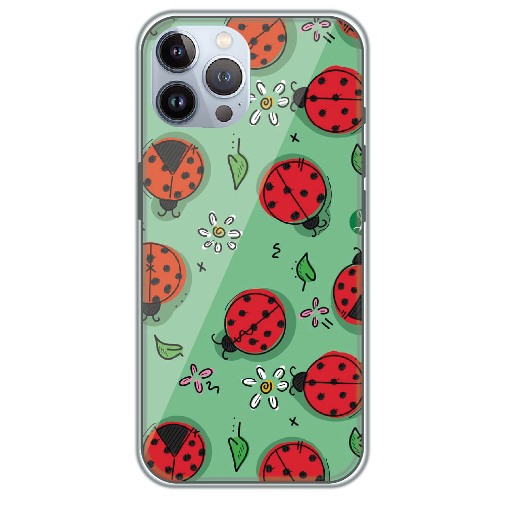 Ladybug Garden - Printed Silicone Case for Apple iPhone 12 Pro Max