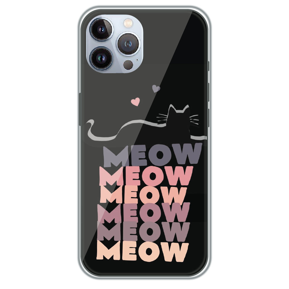 Meow Meow Meow - Printed Silicone Case for Apple iPhone 12 Pro Max