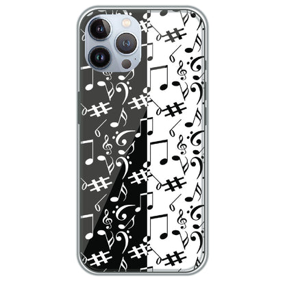 Music Notes - Printed Silicone Case for Apple iPhone 12 Pro Max