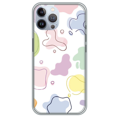 Pastel Splash Patches - Printed Silicone Case for Apple iPhone 12 Pro Max