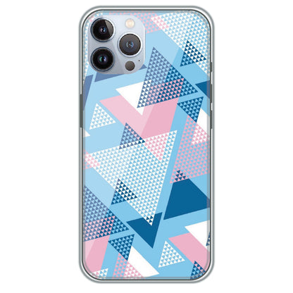 Pastel Triangles - Printed Silicone Case for Apple iPhone 12 Pro Max