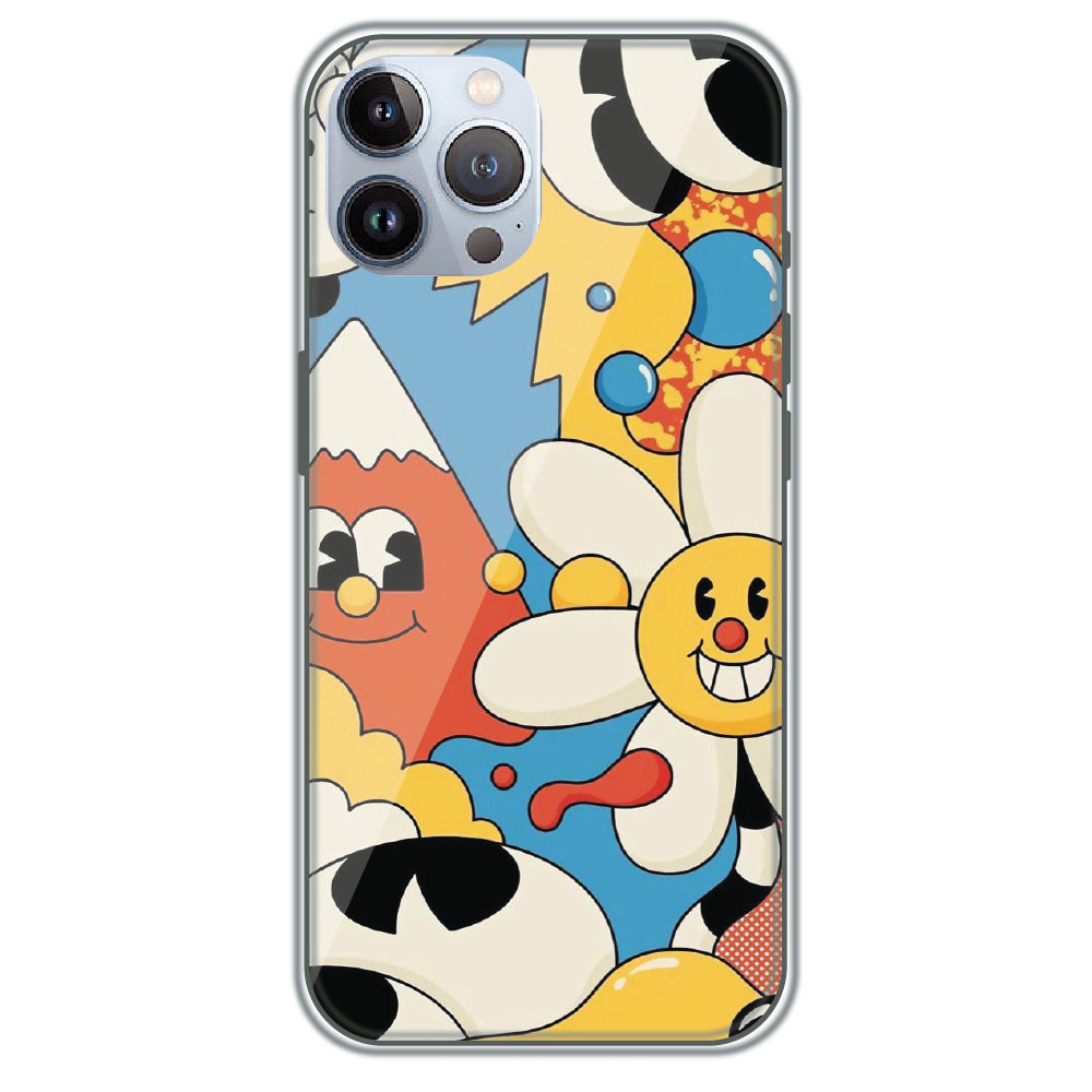 Pop Doodle Party - Printed Silicone Case for Apple iPhone 12 Pro Max