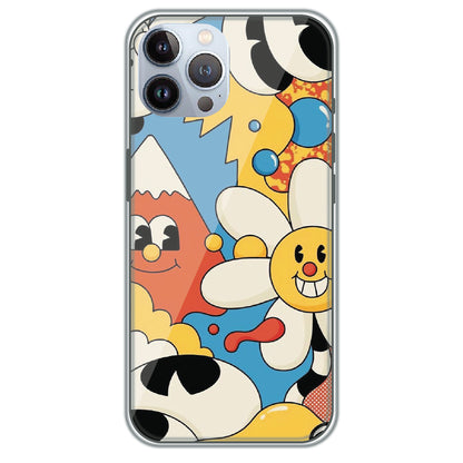 Pop Doodle Party - Printed Silicone Case for Apple iPhone 12 Pro Max