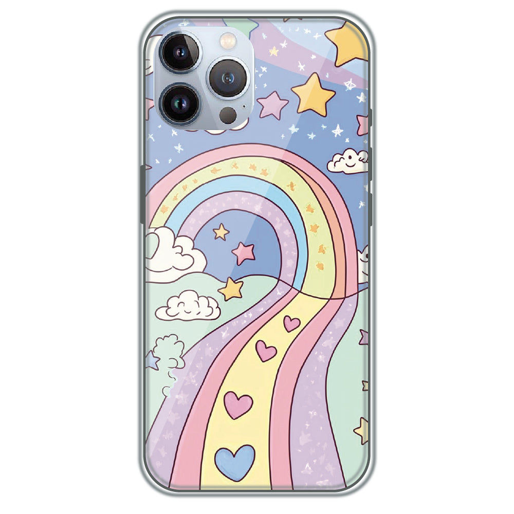 Rainbow Path - Printed Silicone Case for Apple iPhone 12 Pro Max
