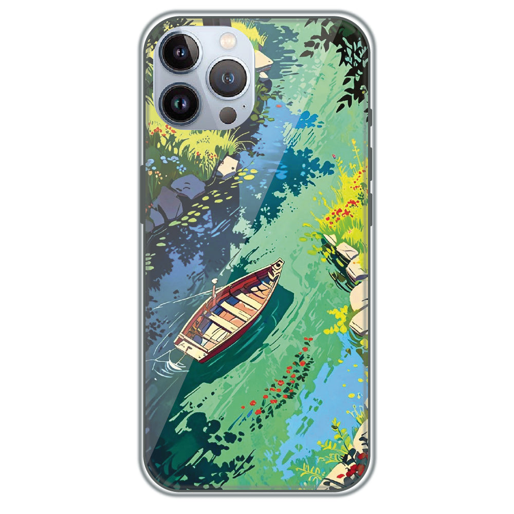 River Journey - Printed Silicone Case for Apple iPhone 12 Pro Max