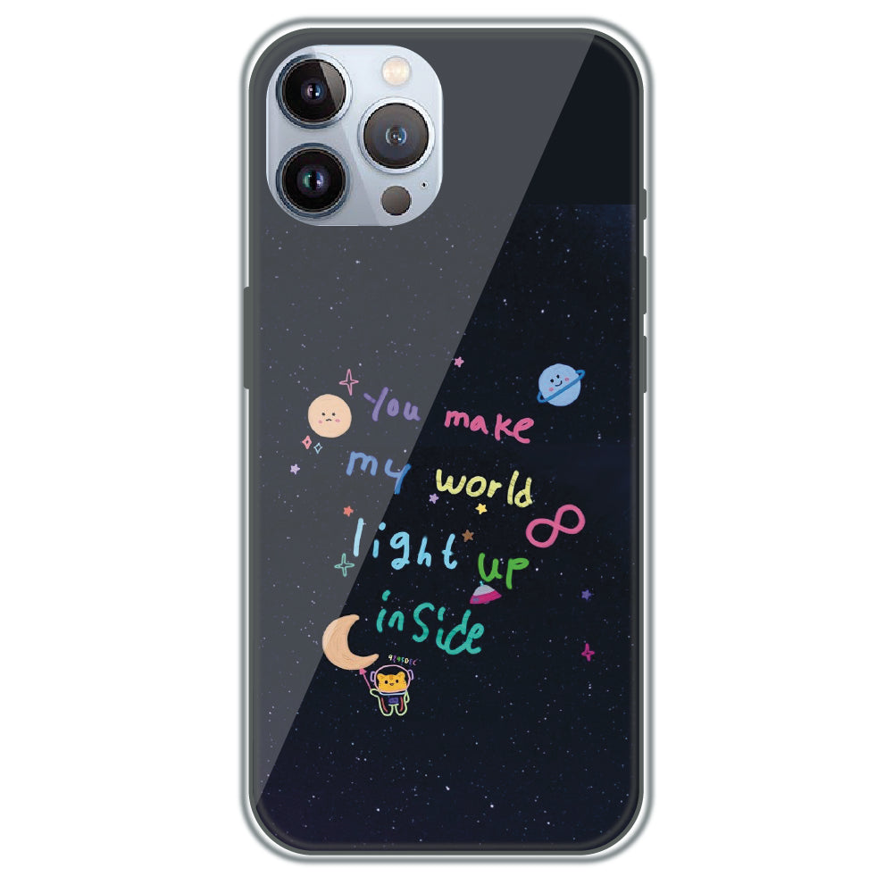 Starlight Love Note - Printed Silicone Case for Apple iPhone 12 Pro Max