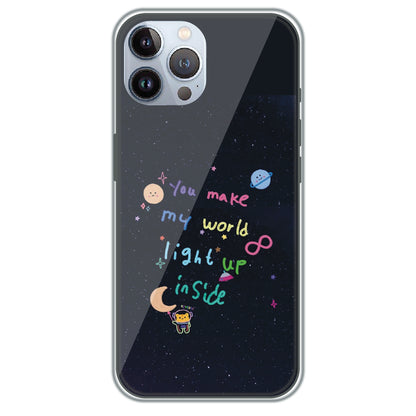 Starlight Love Note - Printed Silicone Case for Apple iPhone 12 Pro Max