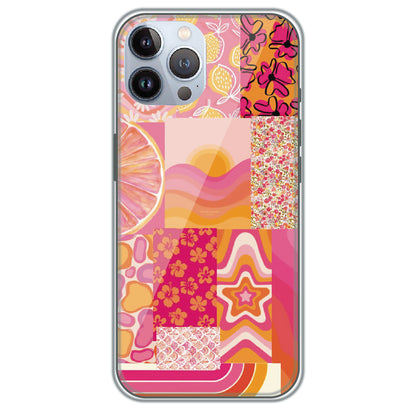 Tropical Pink Collage - Printed Silicone Case for Apple iPhone 12 Pro Max