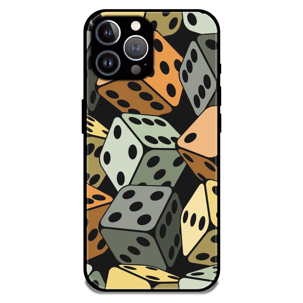 Dice - Glossy Metal Silicone Case For Apple iPhone 12 Pro Max