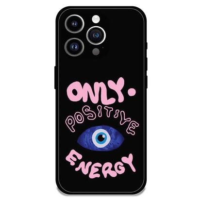 Only Positive Energy Evil Eye - Glossy Metal Silicone Case For Apple iPhone 12 Pro Max