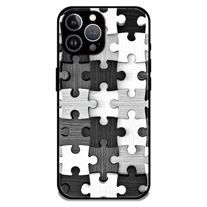 Maze - Glossy Metal Silicone Case For Apple iPhone 12 Pro Max