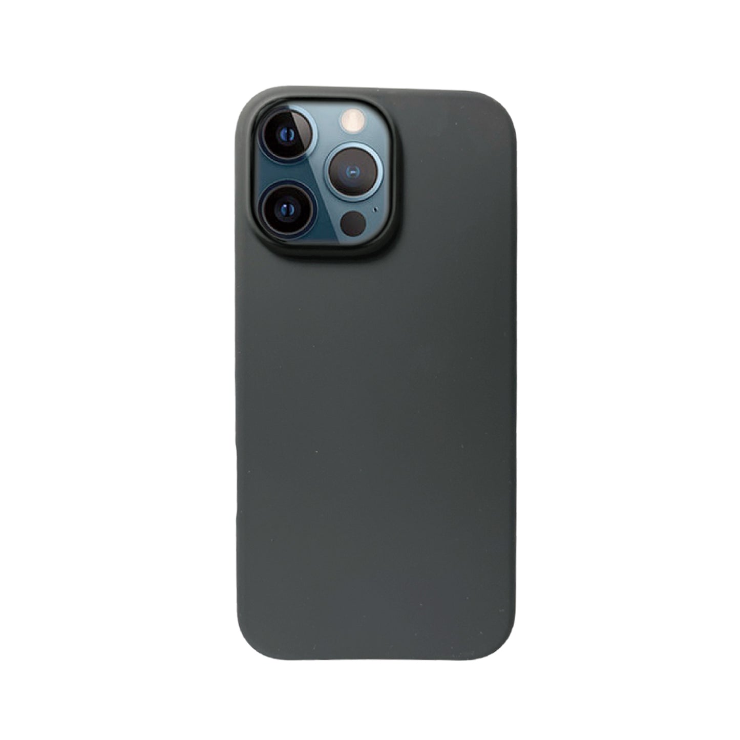 Black Liquid Silicone Case For Apple iPhone Models