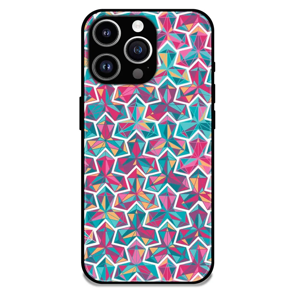 Colorful Abstract - Glossy Metal Silicone Case For Apple iPhone 12 Pro Max