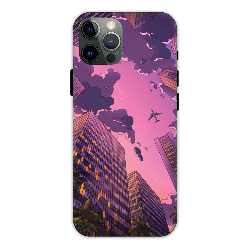 Purple Sky Hard Case Apple iPhone 12 Pro Models