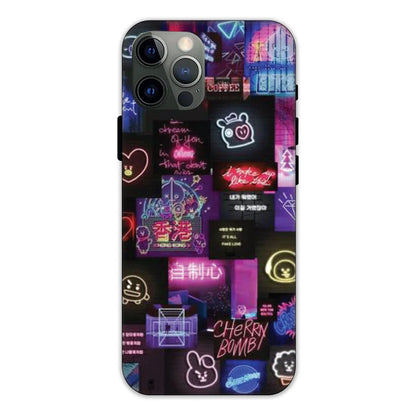 Neon Collage Hard Case Apple iPhone 12 Pro Models