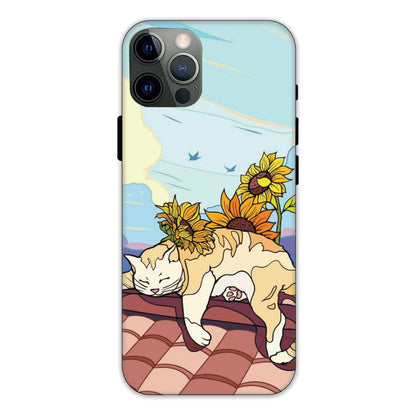 Sleepy Cat Hard Case Apple iPhone 12 Pro Models