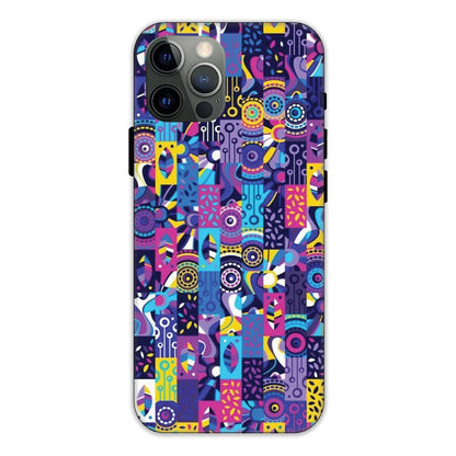 Purple Geometric Art Apple iPhone 12 Pro Models