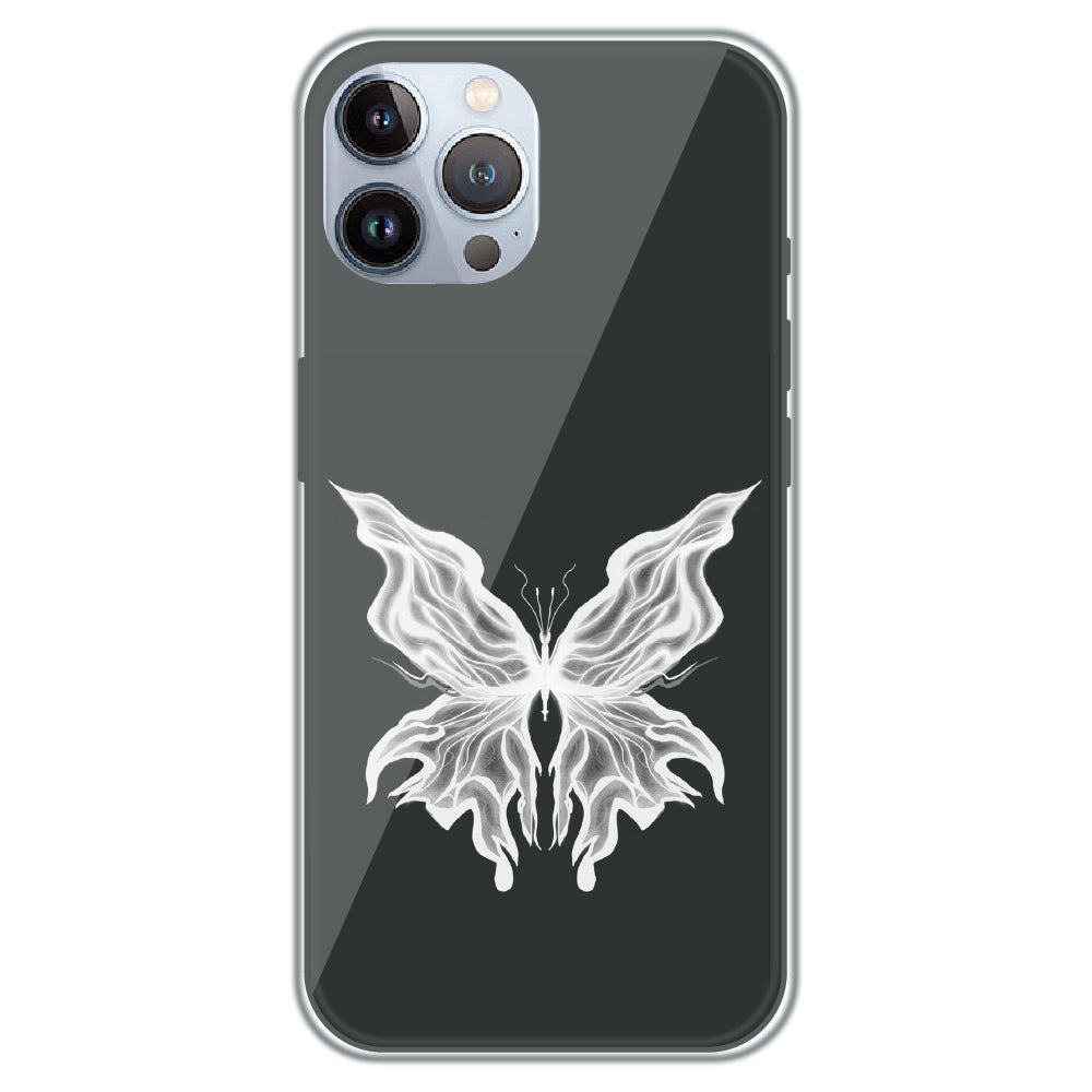 Ghost Butterfly - Printed Silicone Case for Apple iPhone 12 Pro