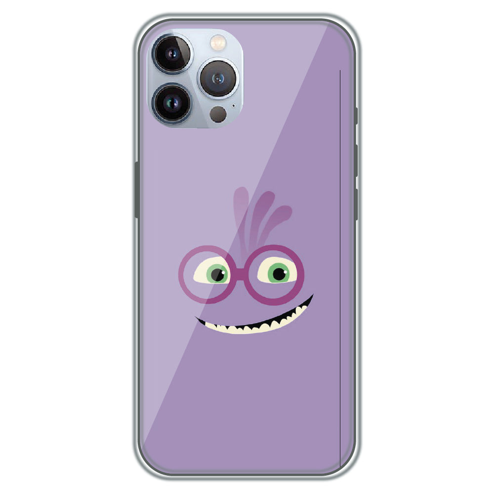 Grinning Purple Monster - Printed Silicone Case for Apple iPhone 12 Pro