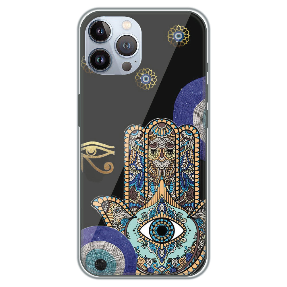 Hamsa Protection - Printed Silicone Case for Apple iPhone 12 Pro