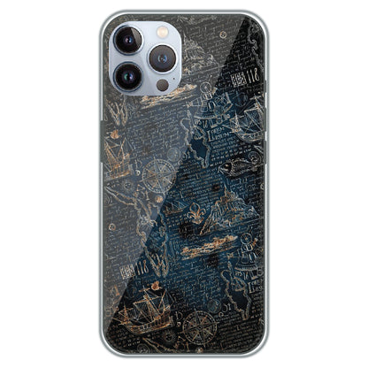 Pirate's Treasure Map - Printed Silicone Case for Apple iPhone 12 Pro