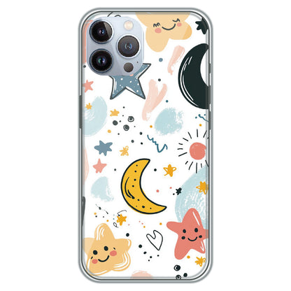 Starry Night Friends - Printed Silicone Case for Apple iPhone 12 Pro