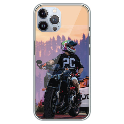 Sunset Rider - Printed Silicone Case for Apple iPhone 12 Pro