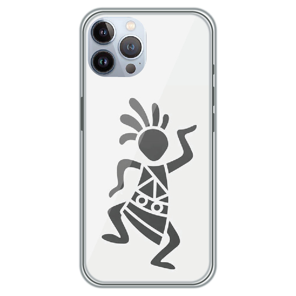 Tribal Dancer - Printed Silicone Case for Apple iPhone 12 Pro
