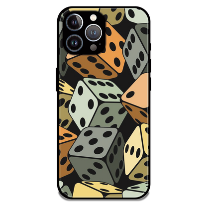 Dice - Glossy Metal Silicone Case For Apple iPhone 12 Pro