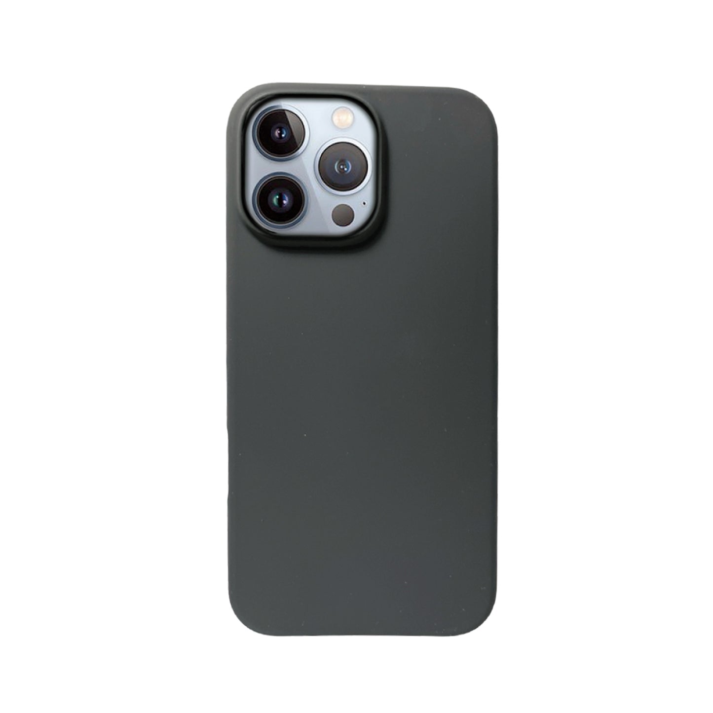 Black Liquid Silicone Case For Apple iPhone Models