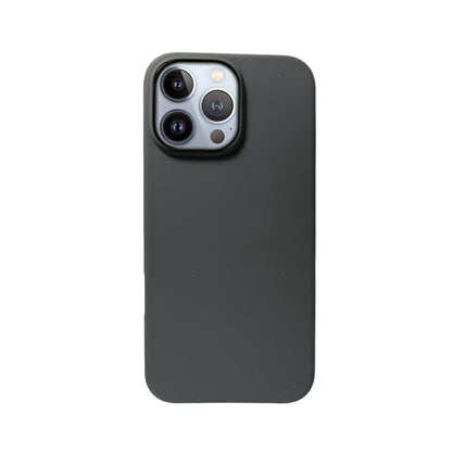 Black Liquid Silicone Case For Apple iPhone Models