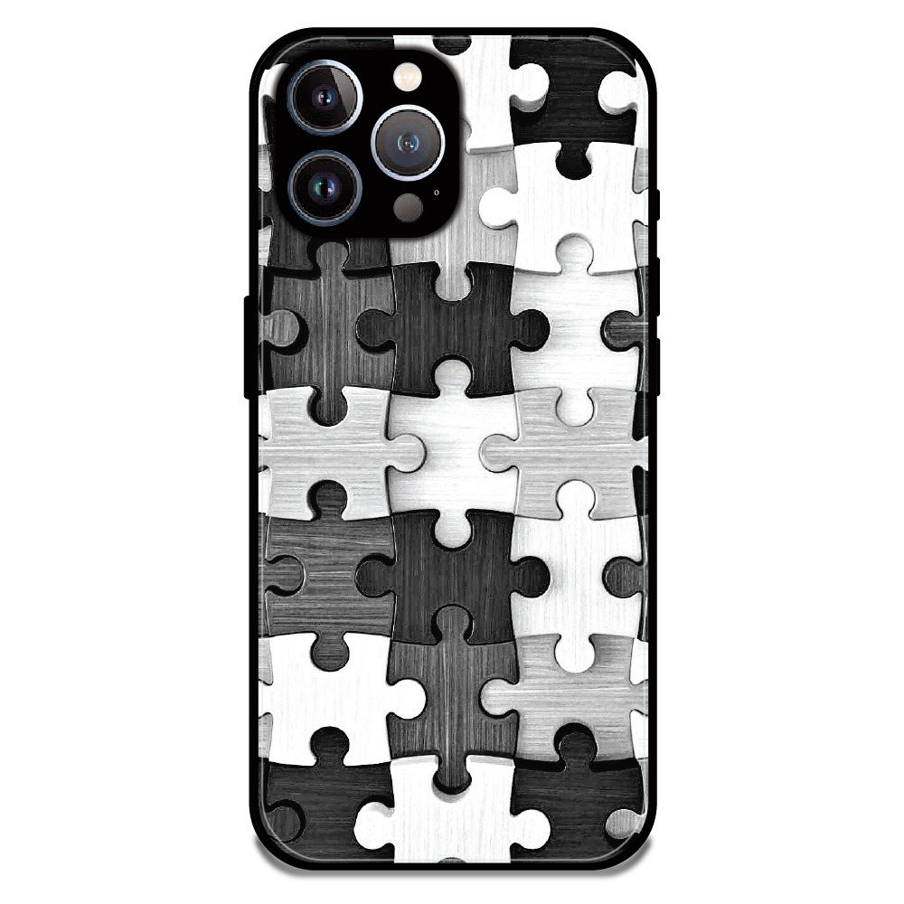 Maze - Glossy Metal Silicone Case For Apple iPhone 12 Pro