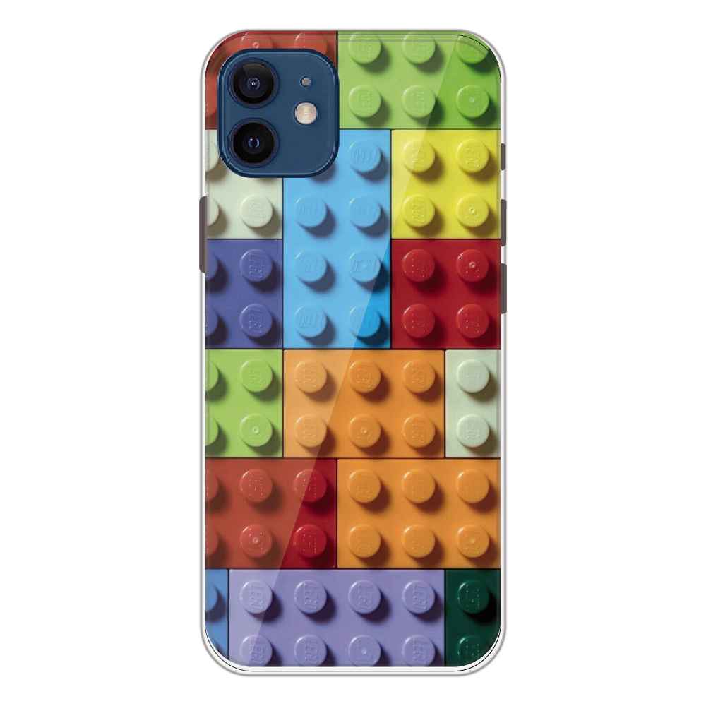 3D Brick Texture - Printed Silicone Case For Apple iPhone 12