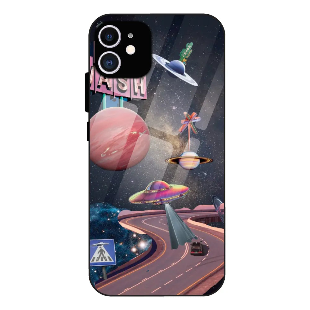 Cosmic Aesthetic - Glass Case For Apple iPhone 12