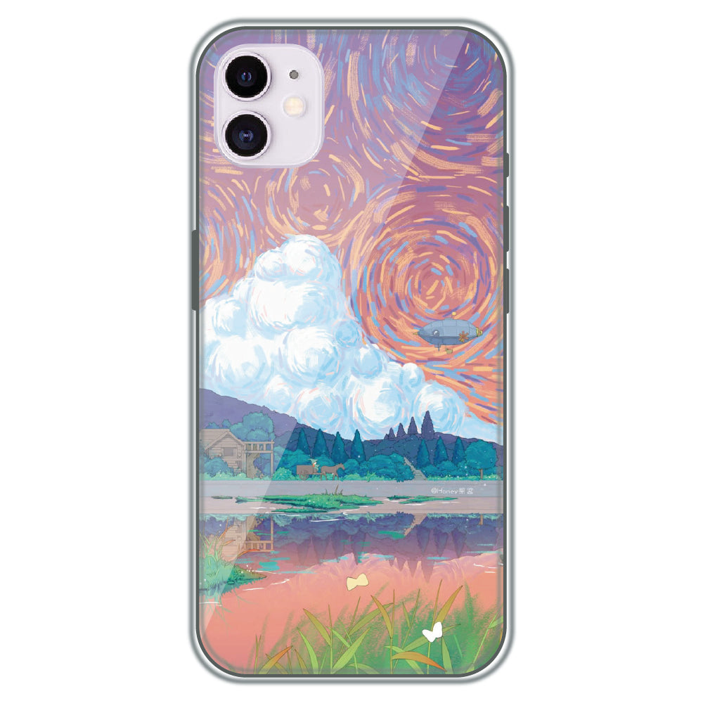 Dreamy Countryside - Printed Silicone Case for Apple iPhone 12