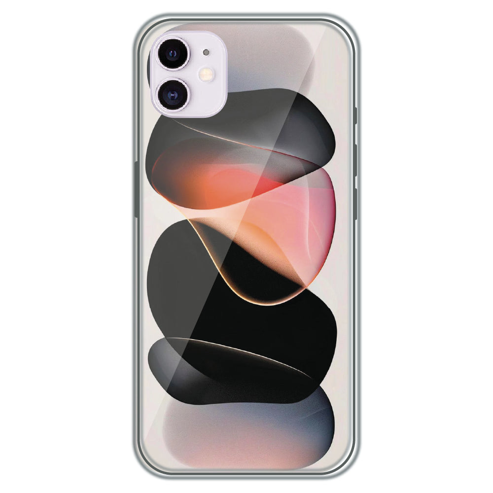 Floating Stones - Printed Silicone Case for Apple iPhone 12