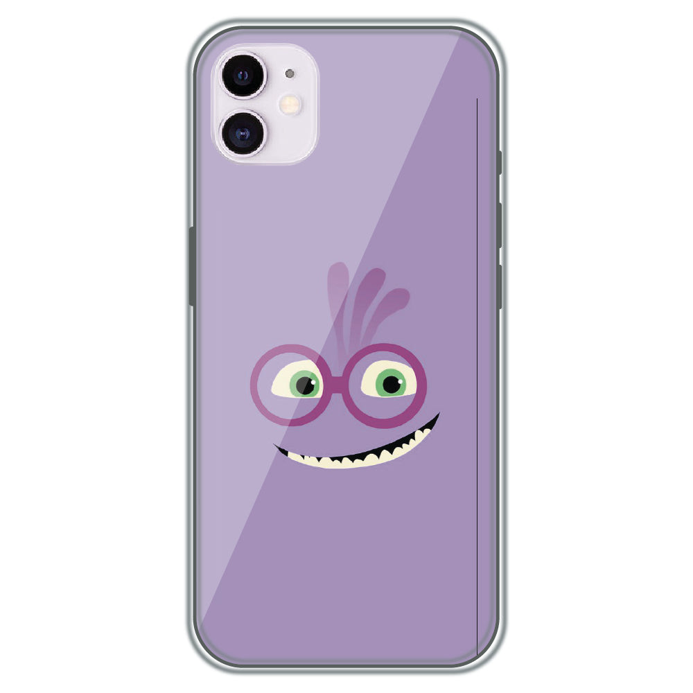 Grinning Purple Monster - Printed Silicone Case for Apple iPhone 12