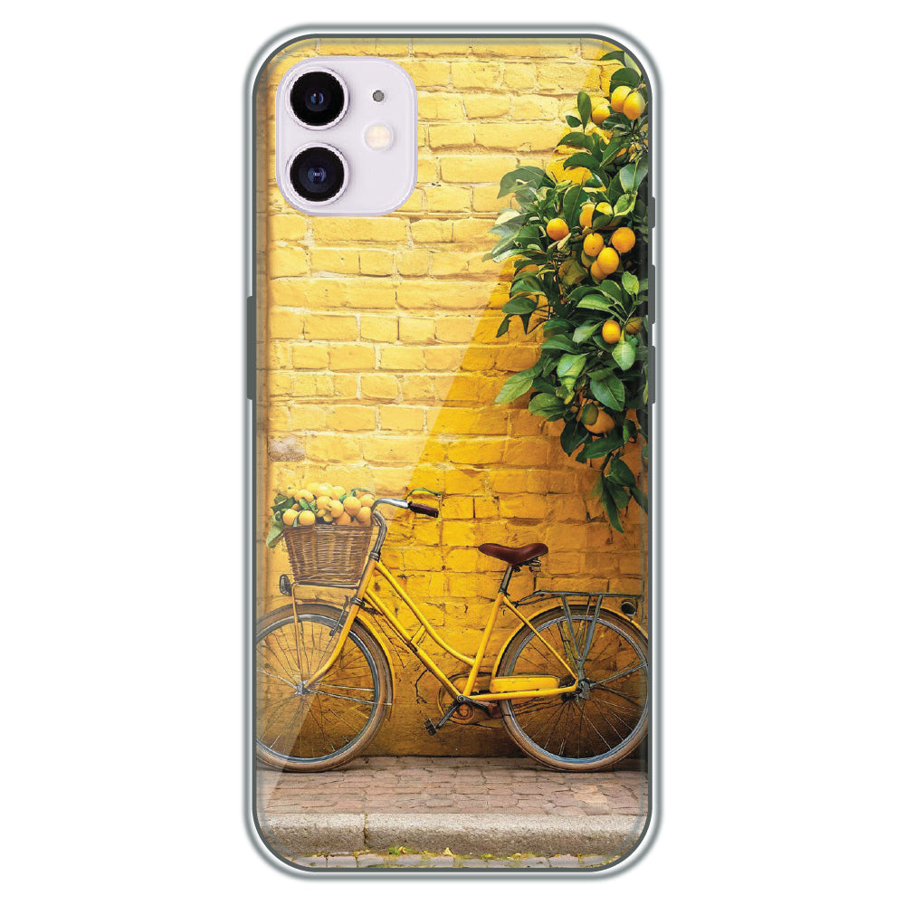 Lemon Grove Bicycle - Printed Silicone Case for Apple iPhone 12