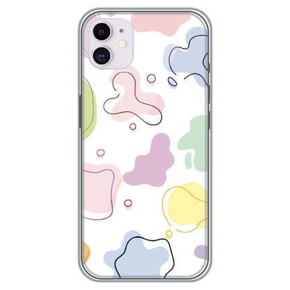 Pastel Splash Patches - Printed Silicone Case for Apple iPhone 12