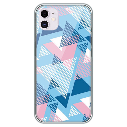 Pastel Triangles - Printed Silicone Case for Apple iPhone 12