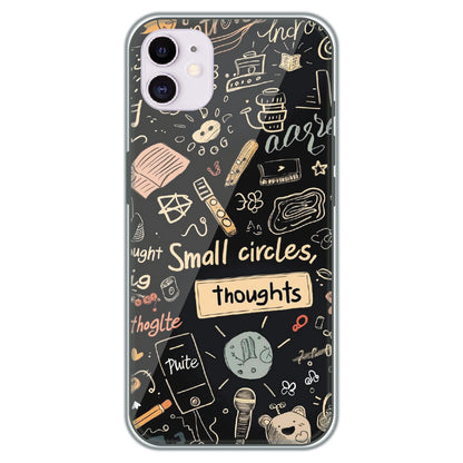 Small Circles, Big Thoughts - Printed Silicone Case for Apple iPhone 12