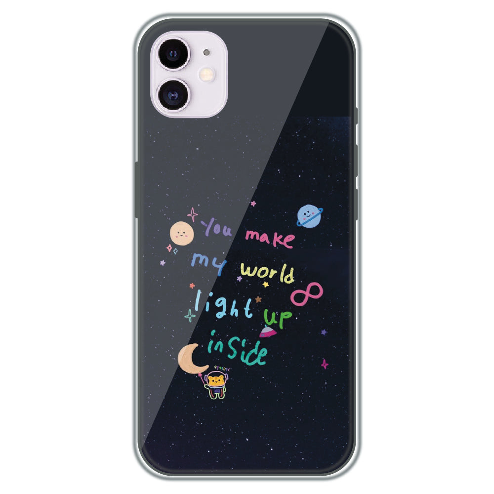 Starlight Love Note - Printed Silicone Case for Apple iPhone 12