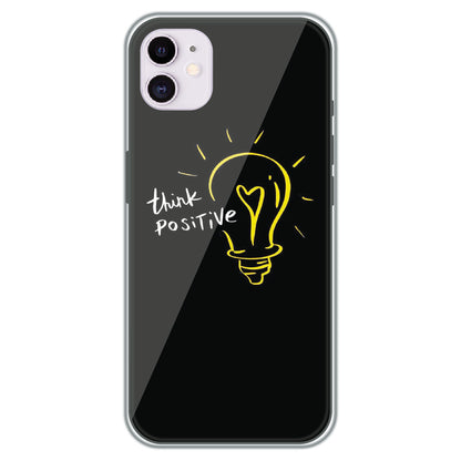 Think Positive - Printed Silicone Case for Apple iPhone 12
