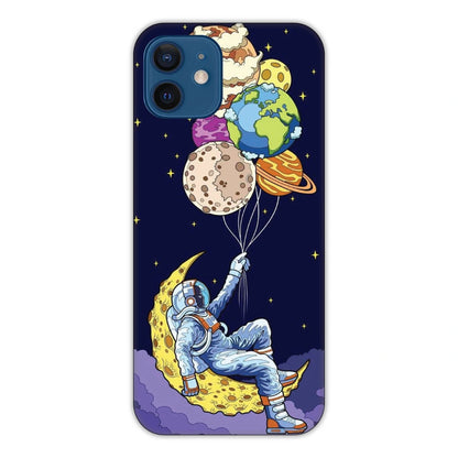 Astronaut & Balloons Hard Case Apple iPhone 12 Models