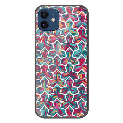 Colorful Abstract - Printed Silicone Case For Apple iPhone 12