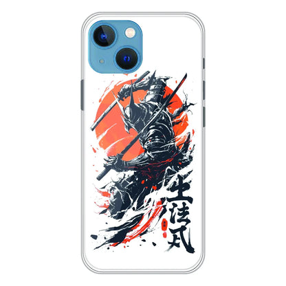 Samurai Warrior Japanese Art - Printed Silicone Case For Apple iPhone 13