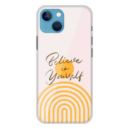 Believe in Yourself Minimal - Printed Silicone Case For Apple iPhone 13 Mini