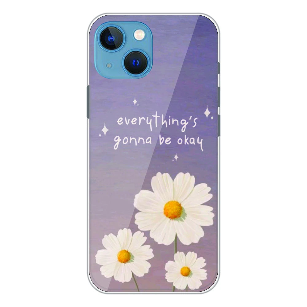 Everything’s Gonna Be Okay Daisy - Printed Silicone Case For Apple iPhone 13 Mini